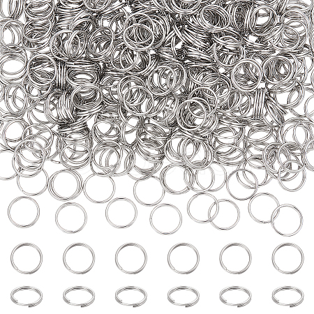 Unicraftale 304 Stainless Steel Split Rings STAS-UN0017-52P-1