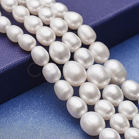 Natural Cultured Freshwater Pearl Graduated Beads Strands PEAR-P060-05A-01-1