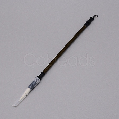 Wooden Chinese Calligraphy Drawing Brush Pen TOOL-WH0132-70A-1