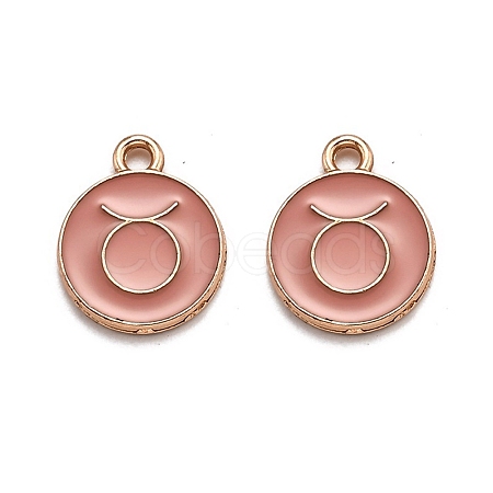 Alloy Enamel Pendants ENAM-S124-01B-11C-1