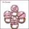 K9 Glass, Imitation Austrian Crystal Beads, Grade AAA, Faceted(96 Facets), Round, Pink, 8mm, Hole: 0.9~1mm