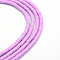 Handmade Polymer Clay Beads, Disc/Flat Round, Heishi Beads, Plum, 3x1mm, Hole: 1mm, about 380~400pcs/strand, 17.7 inch