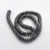 Electroplate Non-magnetic Synthetic Hematite Beads Strands G-J208H-03-2