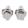 304 Stainless Steel Stud Earrings for Women EJEW-B109-04C-P-1