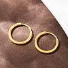 925 Sterling Silver Hoop Earrings STER-B008-01A-G-3