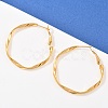 304 Stainless Steel Hoop Earrings EJEW-I320-25G-01-1