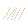 304 Stainless Steel Flat Head Pins X-STAS-L238-006F-G-1