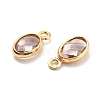 Eco-Friendly Brass with Glass Pendants KK-K268-01W-3
