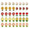40Pcs 10 Style Alloy Enamel Pendants ENAM-AR0001-57-1
