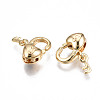 Brass Lobster Claw Clasps KK-S356-315-NF-3