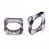 Transparent Acrylic Finger Rings X-RJEW-T010-03-5