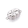 Brass Magnetic Clasps KK-Q074-02P-1