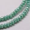 Electroplate Glass Bead Strands GLAA-K016-2x3mm-07FR-3