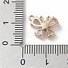 Brass Micro Pave Cubic Zirconia Charms X-KK-G491-28G-03-3