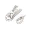Brass Interlocking Clasps KK-U059-02P-2