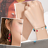 160Pcs 4 Colors Dyed Synthetic Turquoise Charms G-FH0001-76-7