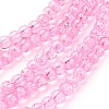 Crackle Glass Beads Strands X-CCG-Q001-6mm-02-2