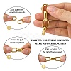 Opaque Spray Painted Acrylic Linking Rings LS-OACR-S021-65A-B01-6