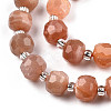 Natural Sunstone Beads Strands G-N327-08L-3