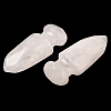 Natural Rose Quartz Craved Sword Model Ornament DJEW-C019-02C-2