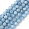 Natural Aquamarine Beads Strands G-D327-C03-8mm-2
