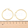 Ion Plating(IP) 304 Stainless Steel Hoop Earrings LS-EJEW-N0016-11G-F-4