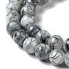 Drawbench & Baking Paint Glass Beads Strands GLAA-S176-M-4