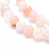 Natural Cherry Blossom Agate Beads Strands G-O166-02-6mm-3