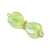 AB Color Transparent Acrylic Connector Charms PALLOY-JF04434-4