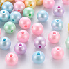 Opaque Acrylic Beads X-MACR-S370-H10mm-1