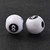 Opaque Acrylic Beads OACR-P007-69-5