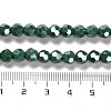 Electroplate Opaque Glass Beads Strands EGLA-A035-P6mm-A06-4