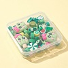 28Pcs 12 Style Handmade Polymer Clay Star Charms CLAY-FS0001-25-6