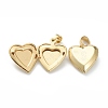 Brass Locket Pendants KK-P199-12G-3
