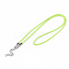 Waxed Cord Necklace Making NCOR-T001-38-2