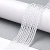 Transparent Glass Beads Strands GLAA-H021-04-29-3