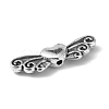 Tibetan Style Alloy Beads TIBEB-6533-AS-FF-2