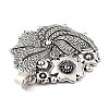 Tibetan Style Alloy Big Pendants PALLOY-D362-02AS-A-2
