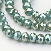 Electroplate Glass Beads Strands EGLA-P018-6mm-FR-C02-1