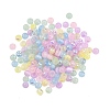 Mixed Color Imitation Cat Eye Glass Round Seed Beads SEED-NH0003-01A-04-2