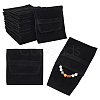 Velvet Jewelry Flap Pouches ABAG-WH0038-43F-1