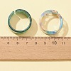 Resin Wide Band Cuff Ring RJEW-FS0001-07-4