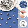 100Pcs 5 Styles Tibetan Style Alloy European Beads FIND-SP0020-72-3
