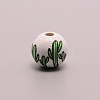Dyed Wood Beads WOOD-WH0031-03-1