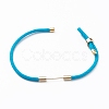 Braided Nylon Cord Bracelet Making MAK-A017-D01-07G-2
