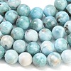 Natural Larimar Beads Strands GG-CBA007A-B01-10mm-3