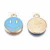 Alloy Enamel Charms X-ENAM-S121-165-RS-4