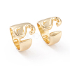 Brass Cuff Rings RJEW-L097-06S-1