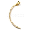 Brass with Cubic Zirconia Pendants KK-K341-32G-2