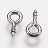 Tarnish Resistant 304 Stainless Steel Screw Eye Pin Peg Bails STAS-I097-077D-1